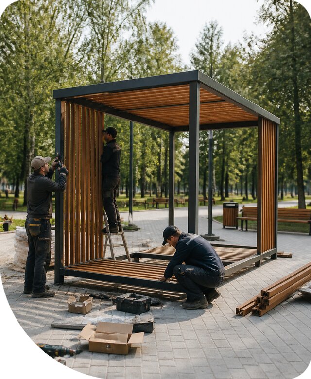 Изготовление и монтаж МАФ для парков под ключ в Кунгуре